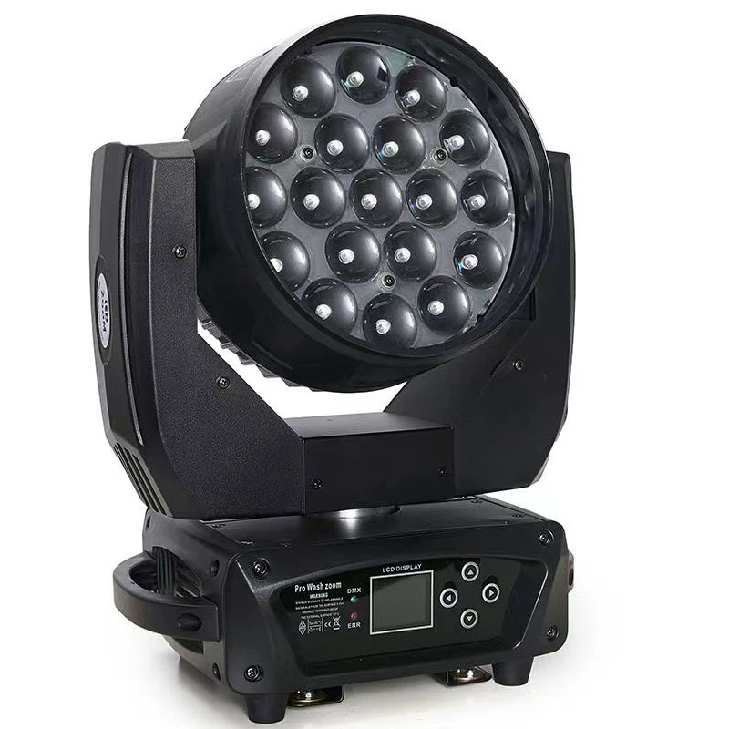 Hot Sale LED 19*15W RGBW 4in1 beam wash zoom moving head wash 19x15w stage light for Stage Nightclub Theater