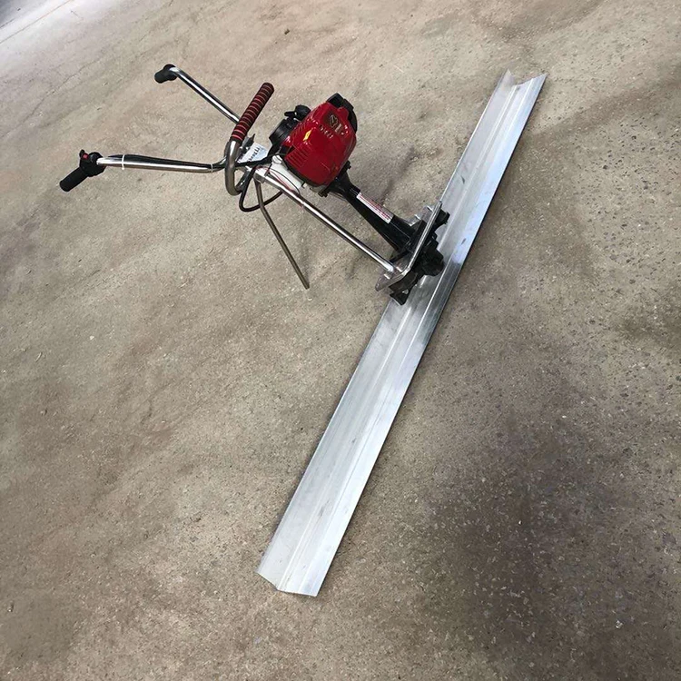 Hand-Held Gasoline Electric Vibrating Ruler For Concrete Pavement Vibrating Scraper