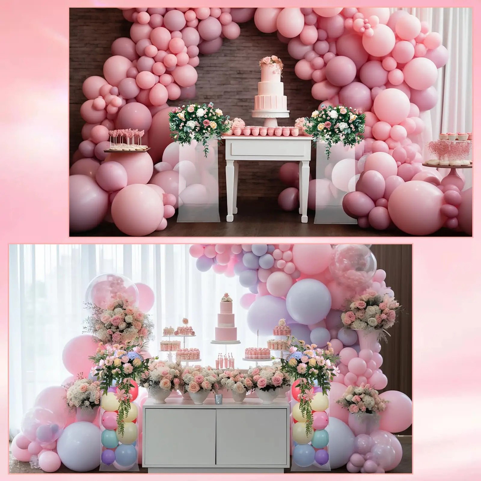 Acrylic cube display rack cake stand wedding decor centerpieces birthday party event decor backdrop base acrylic pedestal stand