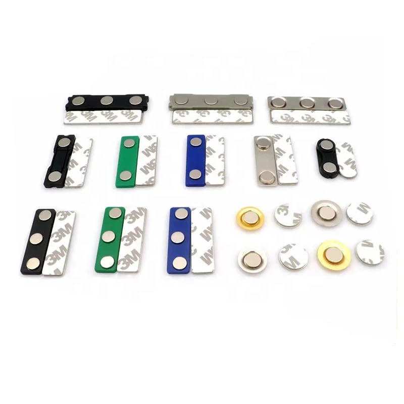 Magnetic Strips For Name tags,Strong Premium Neodymium Small Name Magnets Tag ID Badge Magnetic Strips For Name Badges
