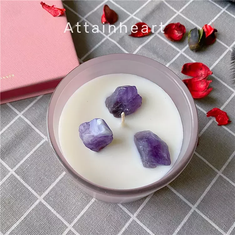 High quality Personalized High Quality 250g Paraffin Wax Crystal Decorative Home Aroma Aromatherapy Candle