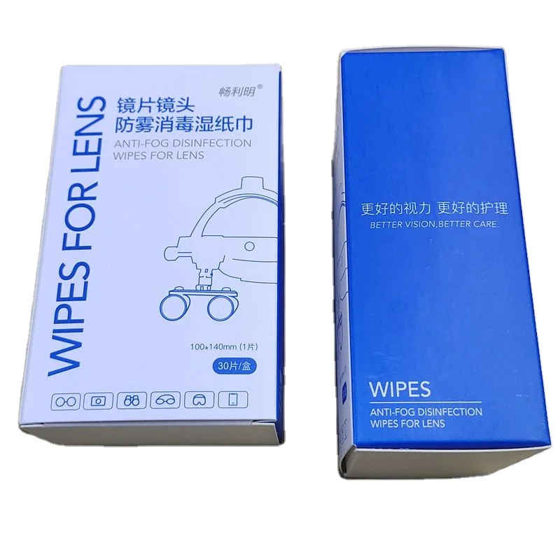 OEM Anti-fog Disinfection Wipes for Lens