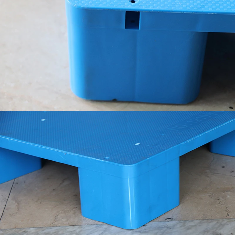 LIKU Pallet Heavy-Duty Euro HDPE Large Stackable Single-Faced Nine Feet Plastic Pallet for Sale