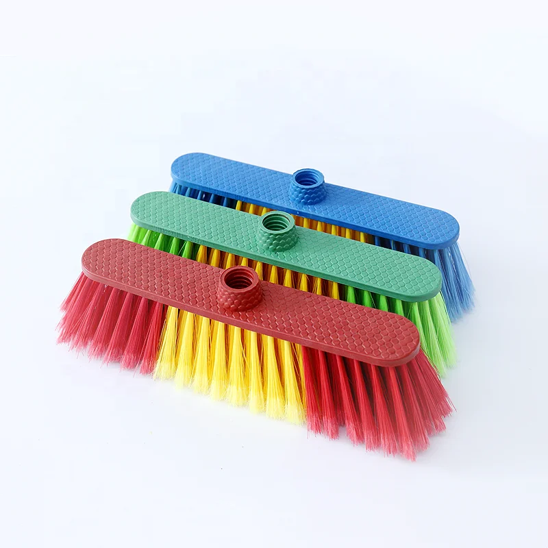 Factory Direct Sale New Home And Garden Cleaning Tool Plastic Brooms Heads Brushes Soft Broom