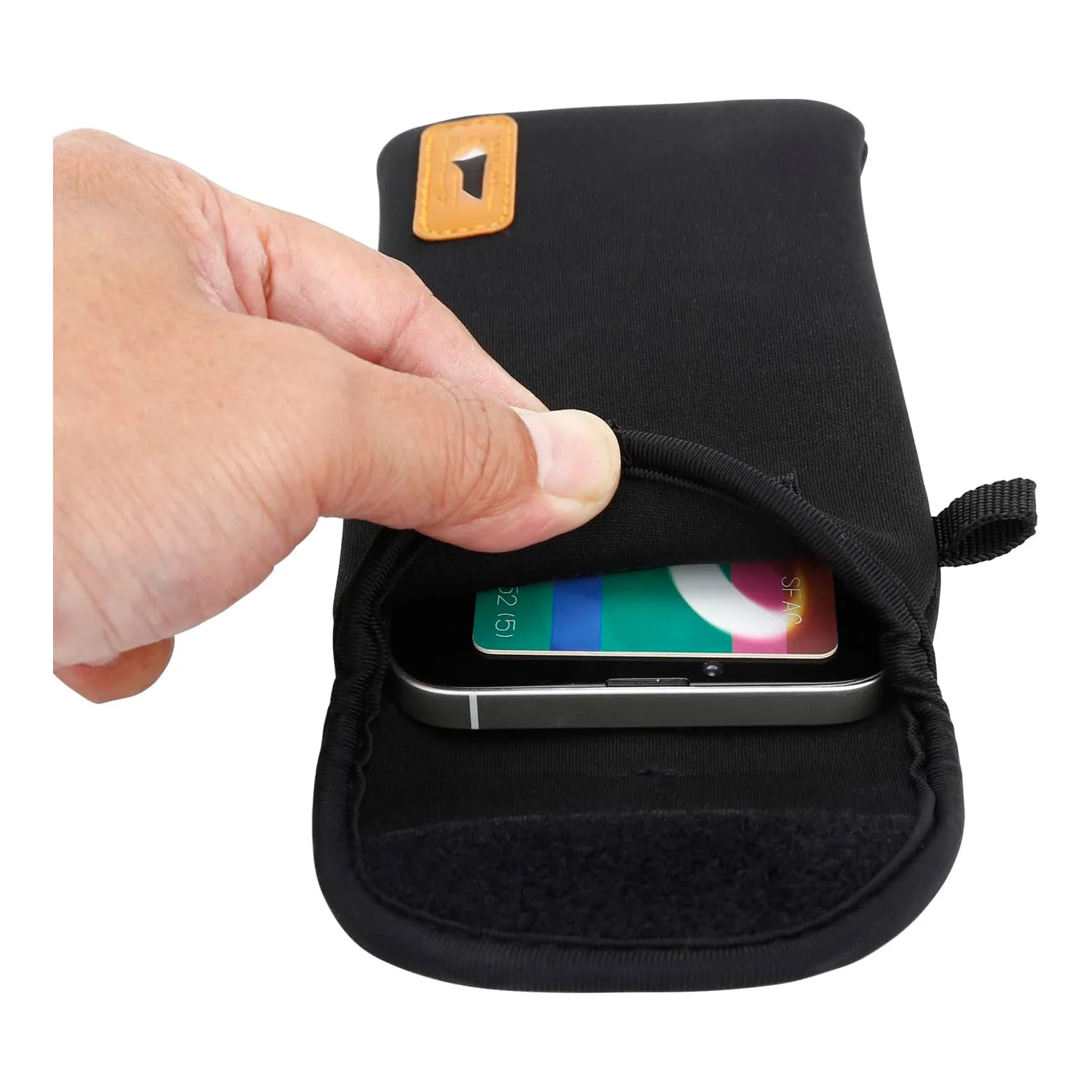 Universal Neoprene Smartphone Phone Sock Shock Impact Resistant Strap Sleeve Hiking Travelling Mobile Key Phone Pouch Phone Bag