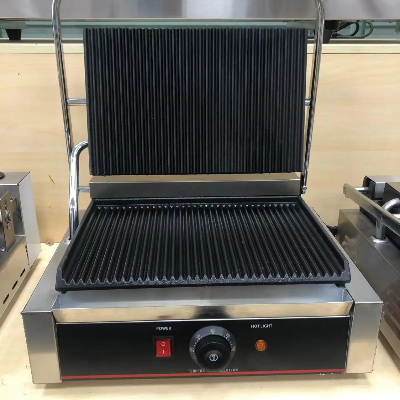 High Quality Electric Panini Grill Machine Commercial Electric Panini Contact Grill Press board grill