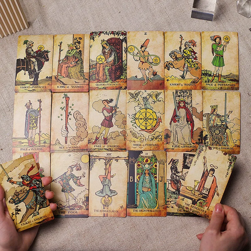 Custom shop dennis linn tarot card tarot cards st soleil blank tarot cards oracle deck sets with book