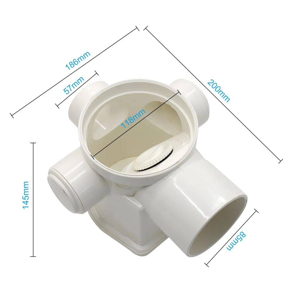 GUIDA 711095 71109501 Cheap PVC Plastic Floor Trap Drain