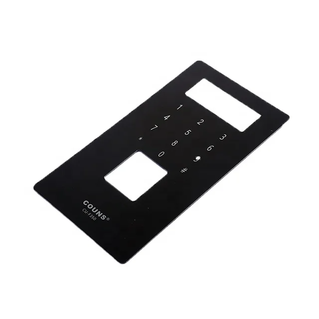 Custom Scratch-Resistant Smart Door Fingerprint Lock Tempered Glass Touch Panel