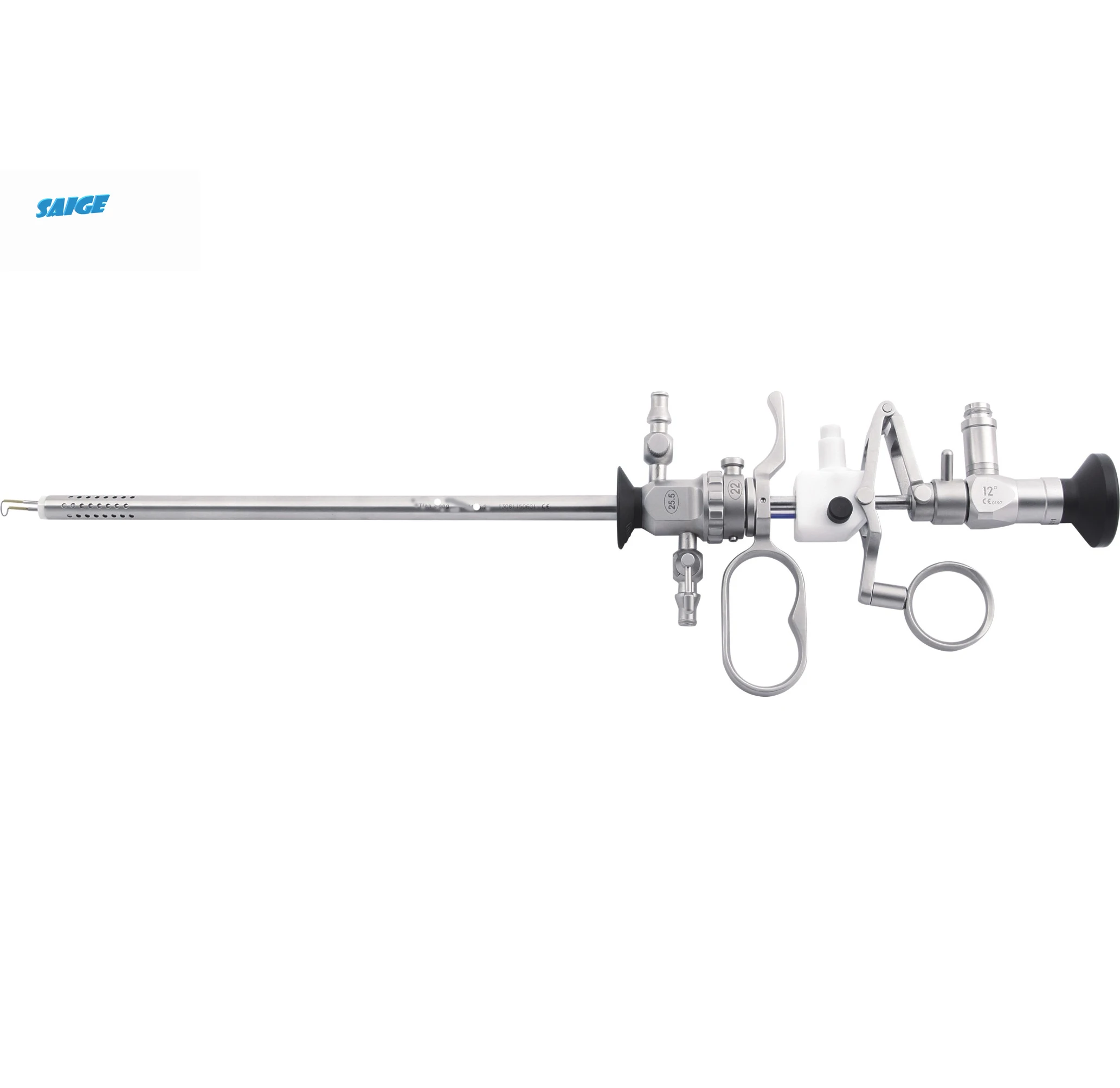 Monopolar resectoscopy set click type/resectoscopy set with 12 degree endoscope