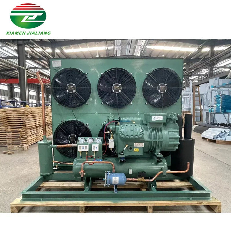 Air Cooled Industrial 380v Condensing Unit For Fish Storage