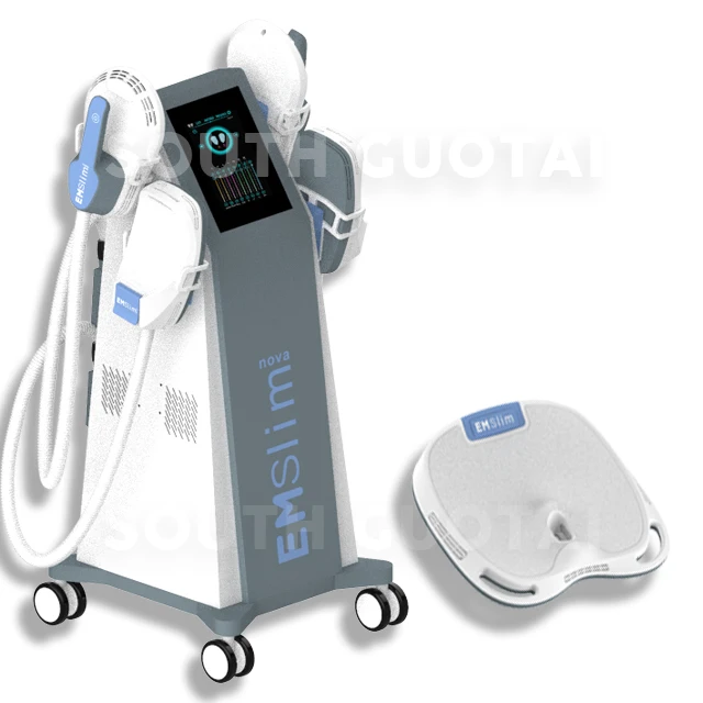 4 Handles Teslasculpt EMT Electromagnetic Muscle Stimulation Weight Loss Body Slimming Sculpting Machine Emsculpt Neo