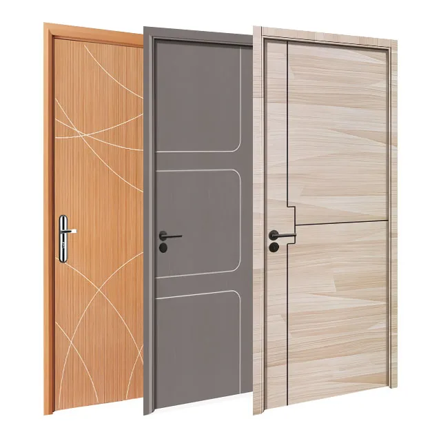 WPC wood plastic environmental protection material bedroom door waterproof and termite-proof