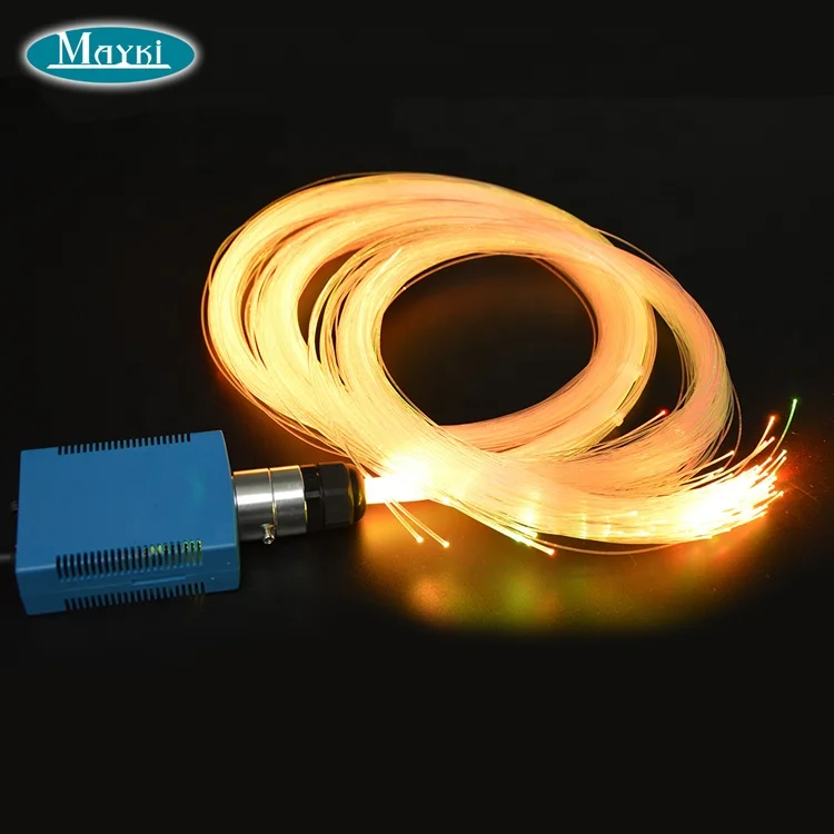 LLE-002 RGB color changing small led fiber optic light engine for car ceiling