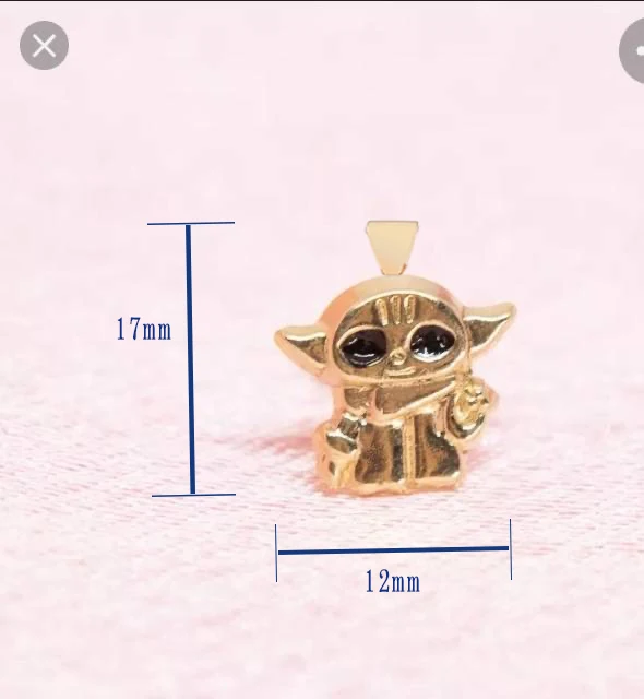 New Designed Real 9k 14K 18K Gold Amulet Pendant  Necklace Chain for Women