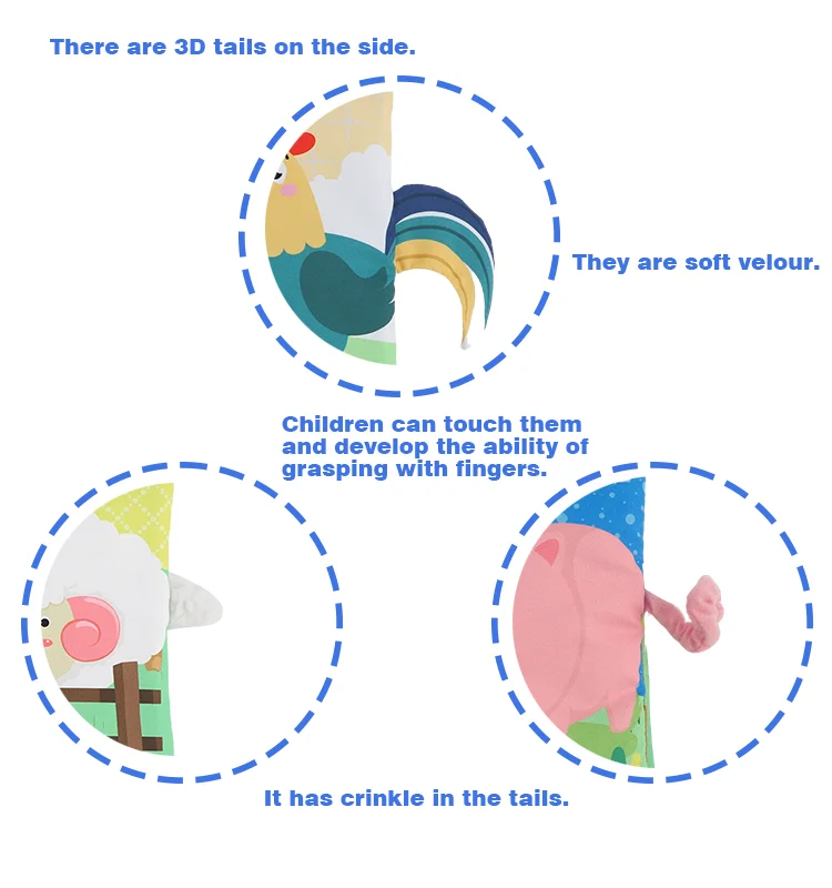 Hot sale educational felt fabric toy baby cloth book baby quiet book fabric sample book