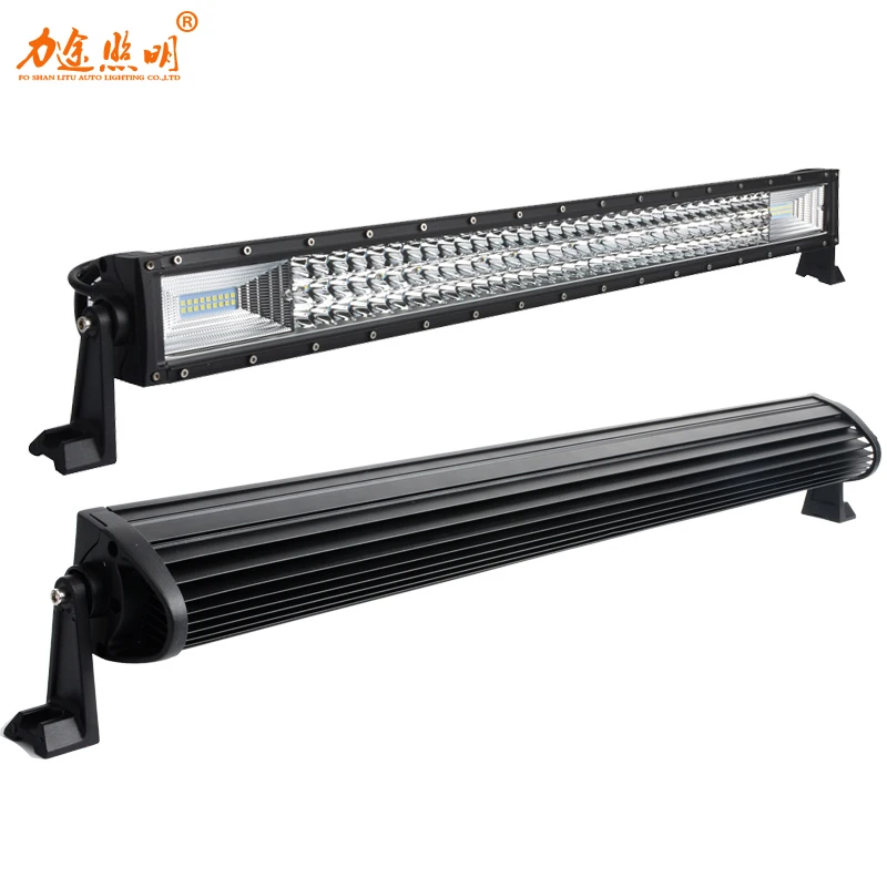 LITU Hot Sale 23 Inch 270W Automotive Motorcycle Three Row LED Light Bar for Offroad/Jeep