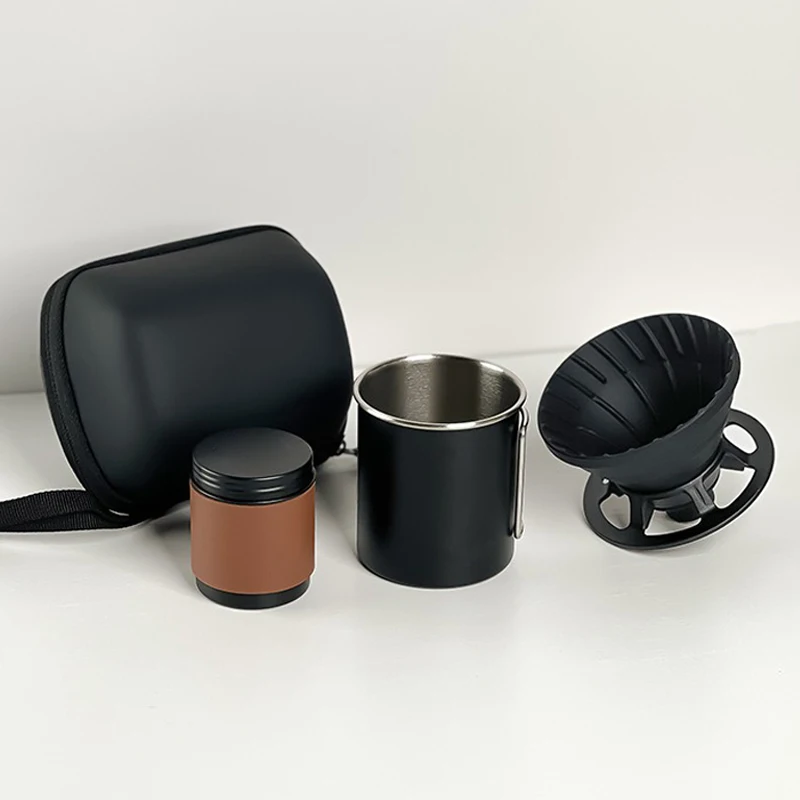 Mini Coffee Gift Set Food Grade Coffee Maker Portable Pour Over Coffee Set For Home Office Outdoor Use