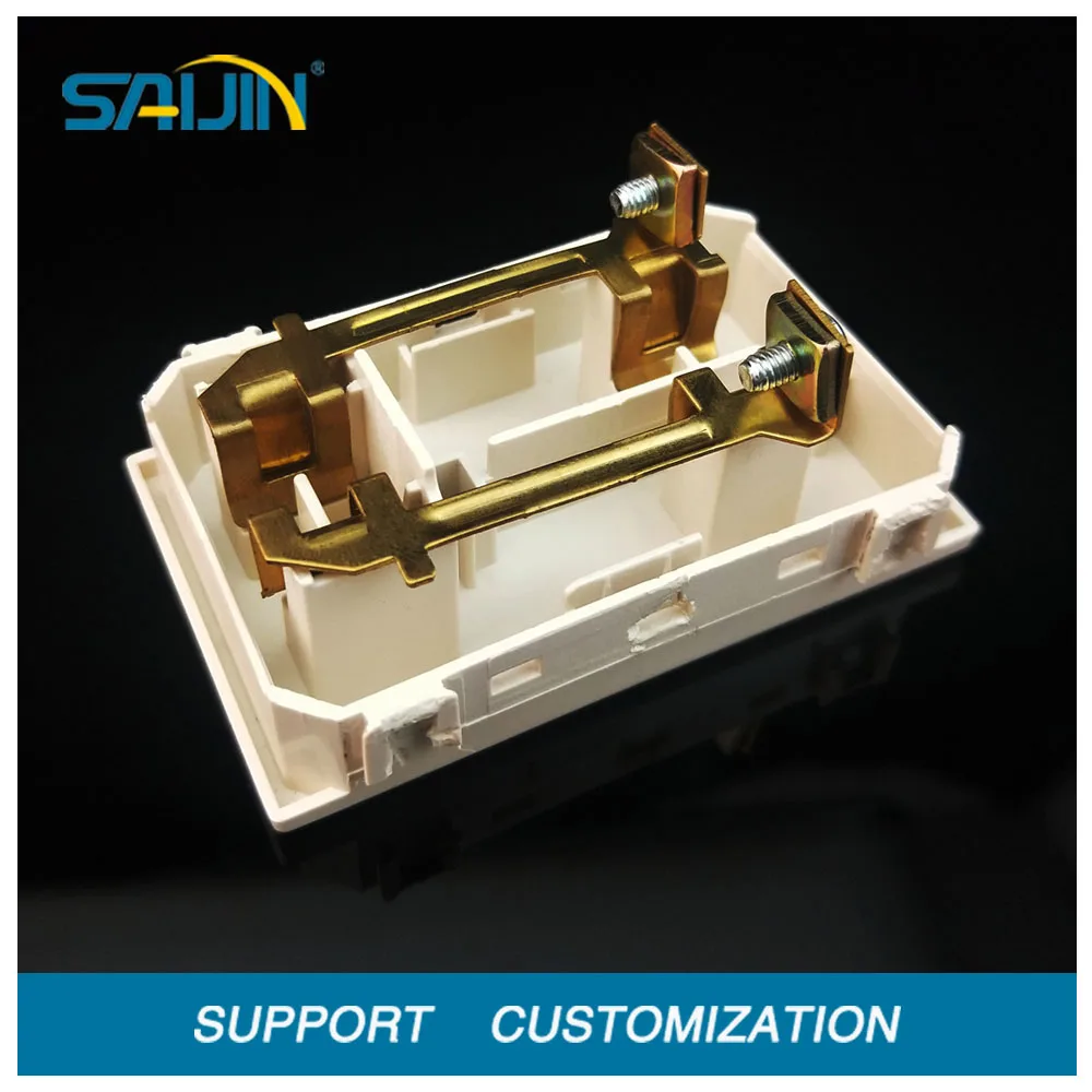 Электрическая латунная розетка переключателя металлическая медная штамповочная деталь электрические