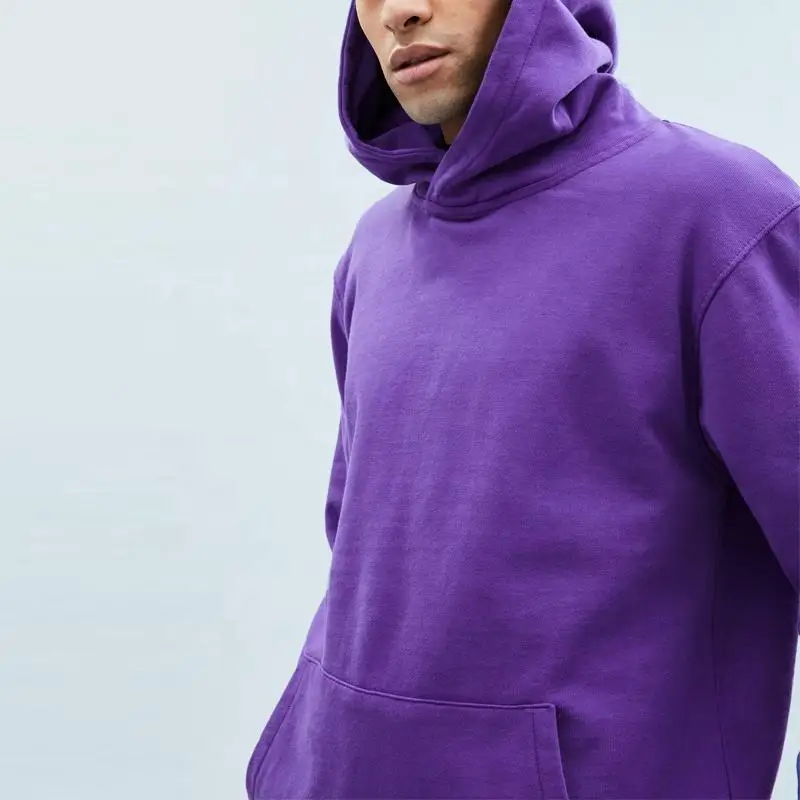 Vintage Washed Hoodie Pullover Hip Hop Sweatshirt Casual Plain Printing Fleece Hoodies