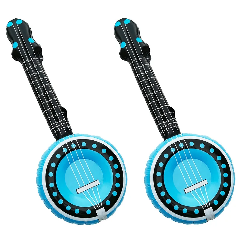 PVC Inflatable Musical Instruments Stage Props Musical Instruments Party Toys Inflatable Guitars Microphones