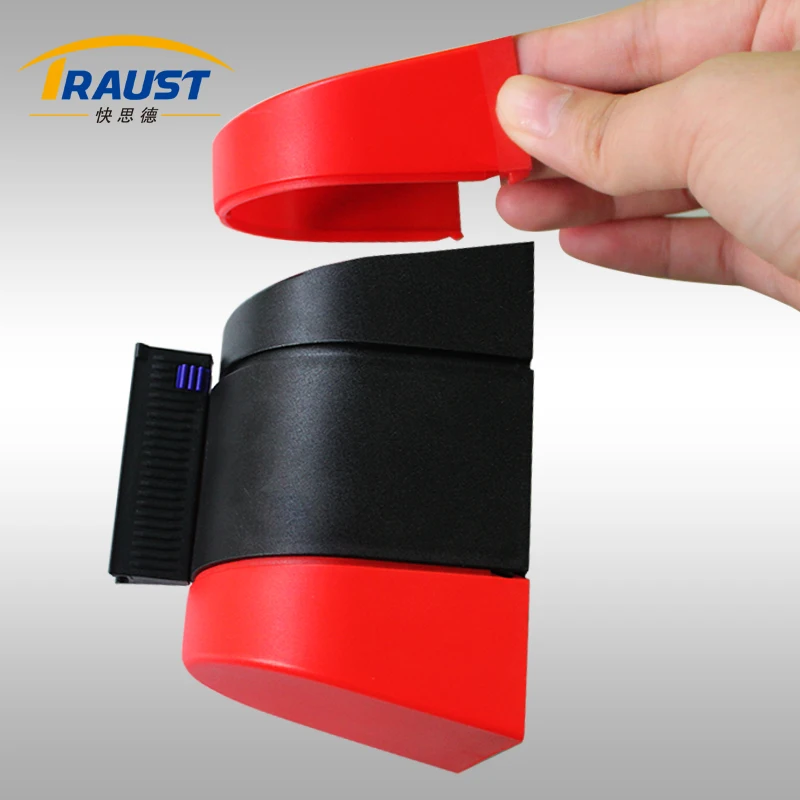 Traust crowd queue control retractable belt barriers stanchion