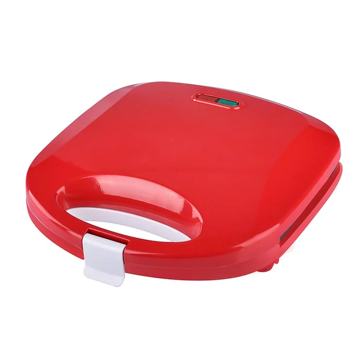 Logo Hot Non-Stick Grilled Panini Press Hamburger Waffle Electric Breakfast Toaster Manual Sandwich Maker