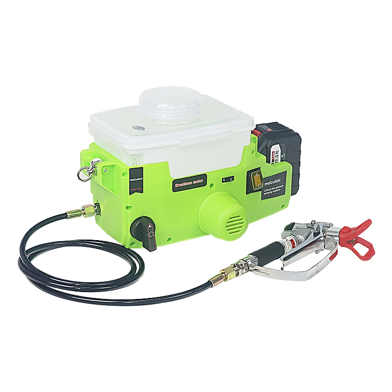 500W DC Brushless Motor 3.1kg Backpack Lithium Battery Repair Portable Mini Spraying Machine