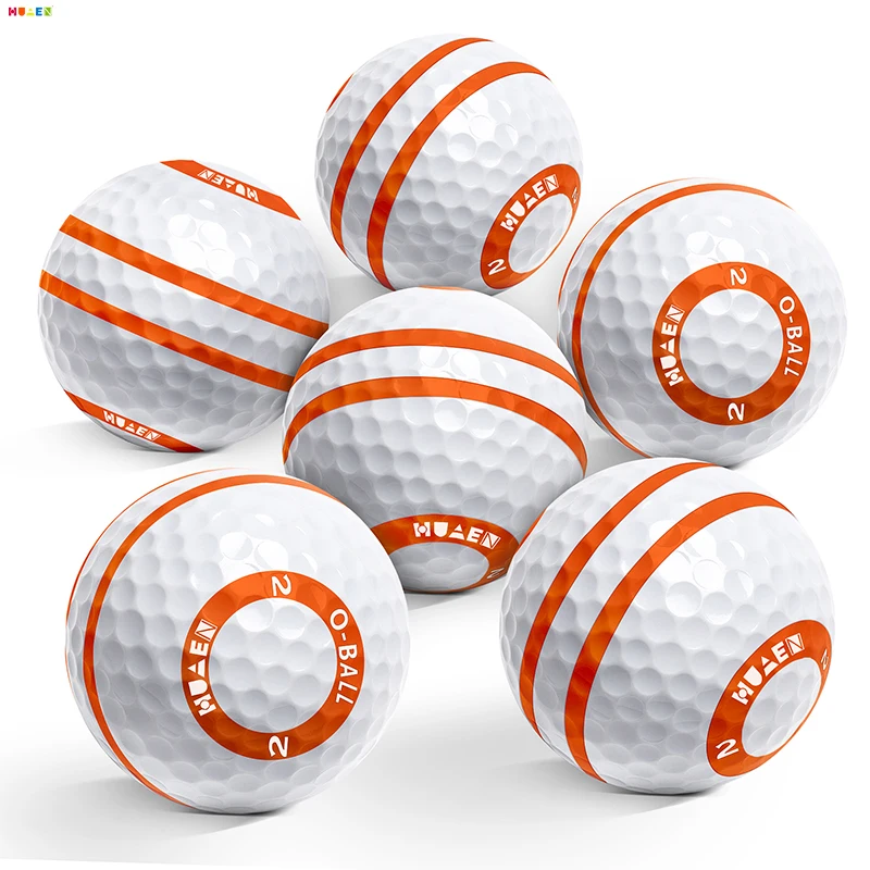 3 pieces Golf Practice Ball OEM ODM Urethane Training Smart Golf Range Balls Golf putter guide