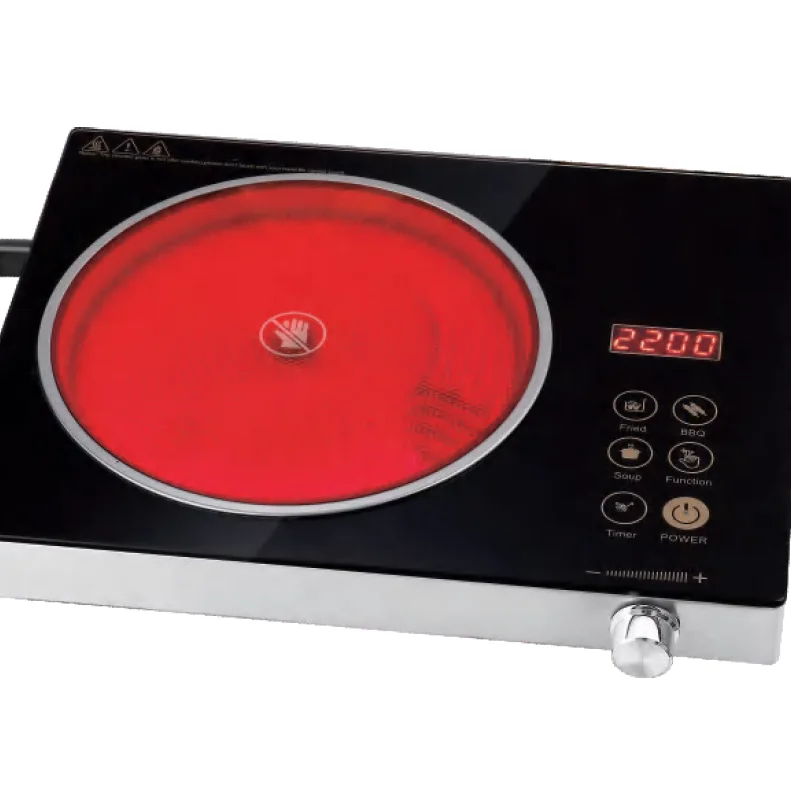 Горячая распродажа, электрическая керамическая одноконфорочная инфракрасная плита 2000 Вт, индукционная плита и инфракрасная плита