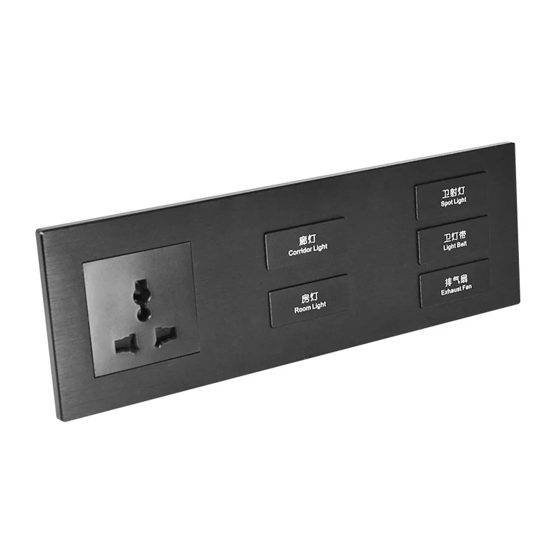 
 ORBITA High Quality 220V Contact 1-6 Gang Wall USB Socket And Switch for Villa/Home/Hotel/Apartment  