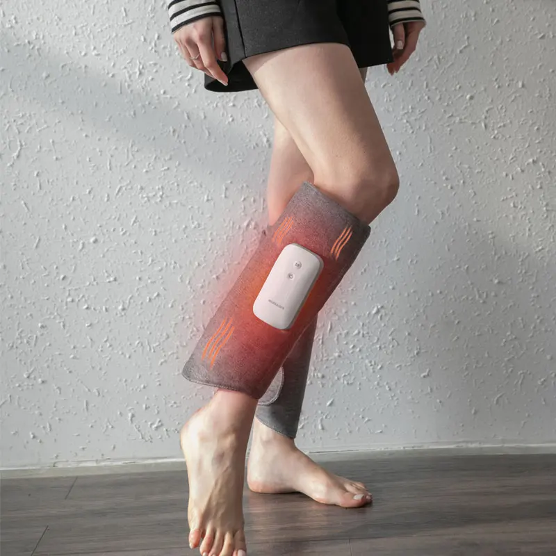 air compression heating calf leg massager for circulation and relaxation