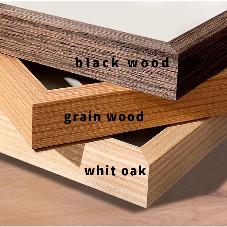 high quality factory wholesale House Decor A4 8x11.5 inches 21x30cm Wall mounted Solid Wood oak picture Photo Frame with mat