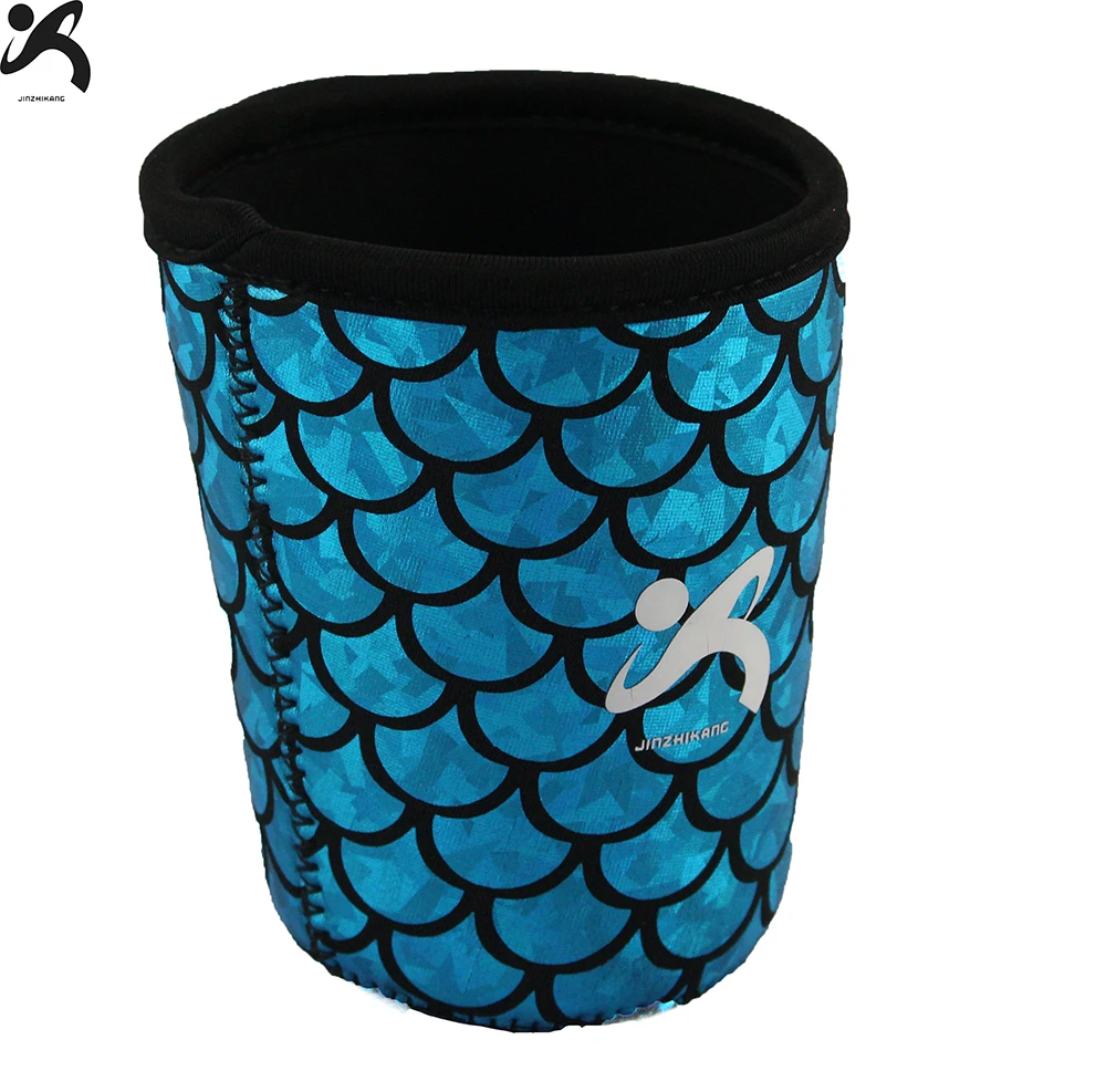 Customized Reusable Insulated Neoprene Iced Coffee Beverage Sleeves Cold Drink Cup Holder
