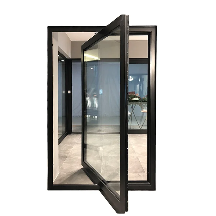 Commercial grade aluminium glass pivot door for hotel spring door entrance door