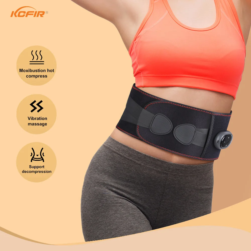 Heating Massage Belt Abdominal Slimming Belt Far Infrared Electric Waist Heating Massager