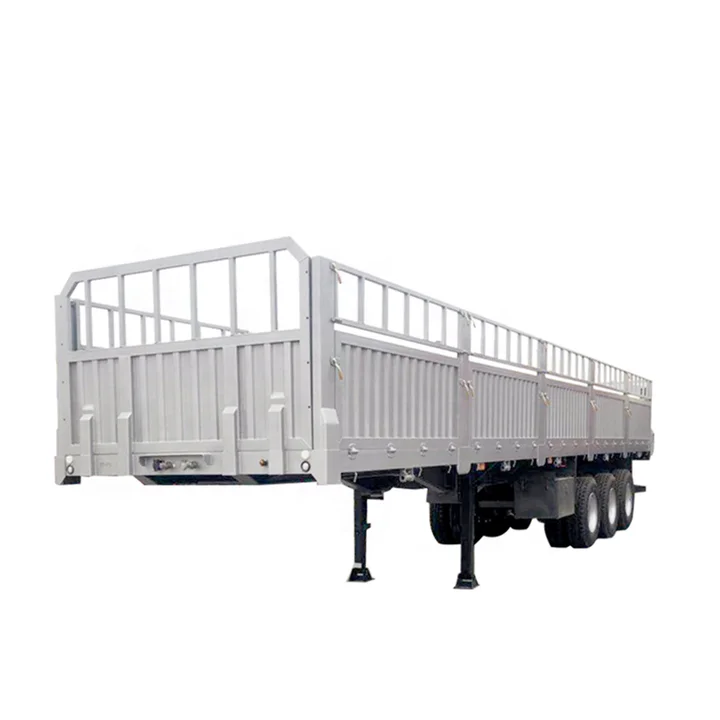 JINMA Customizable Transport Cargo Fence Semi Trailer For Ghana