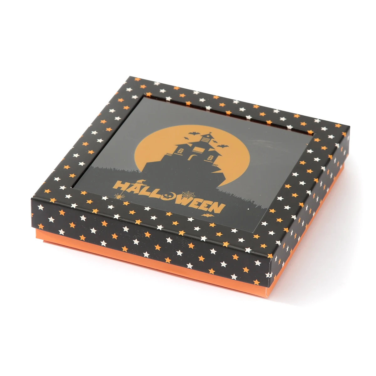 Recyclable Chocolate Gift Box pvc window chocolate box for Halloween Design Packaging