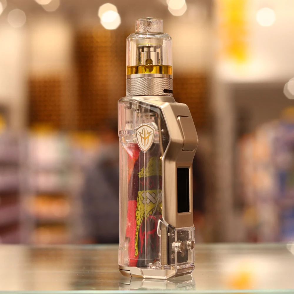 
Newest Rincoe Jellybox mini 80w Box Mod Replaceable battery vape Mod E Cigarette display screen Mod 