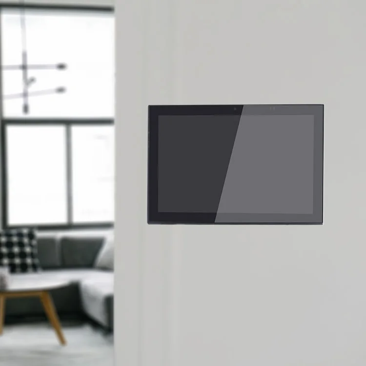 Meeting Room 10.1 Inch Android Tablet With RJ45 Glass Wall Mount