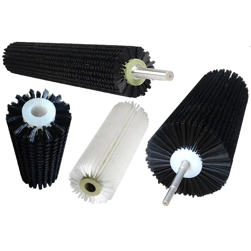 Versatile Custom Sizes Industrial Cylinder Round Brush Roller for Multiple Machines