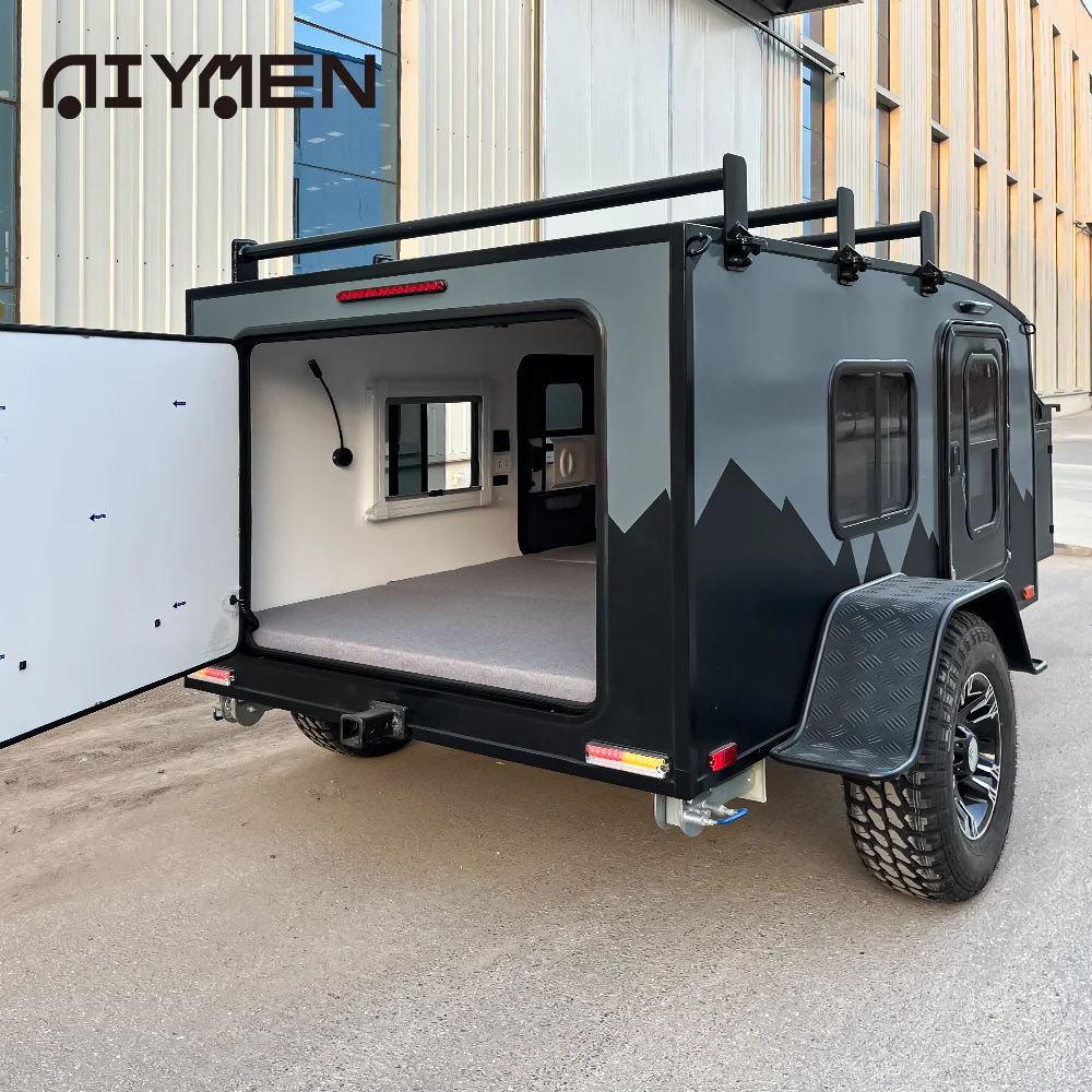 Mini Bunk Bed Hybrid Dual Axle Trailer Camper Diy Caravan Roof Top Electric