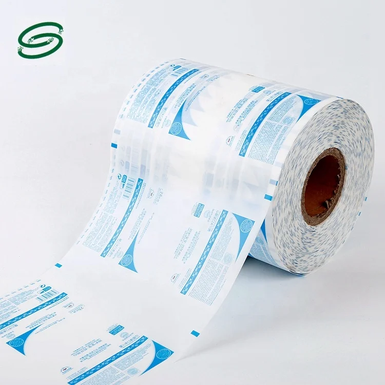 Chinese Suppliers Pe Pet Laminated Film Custom Print Wet Wipe Baby Plastic Roll Film For Packing