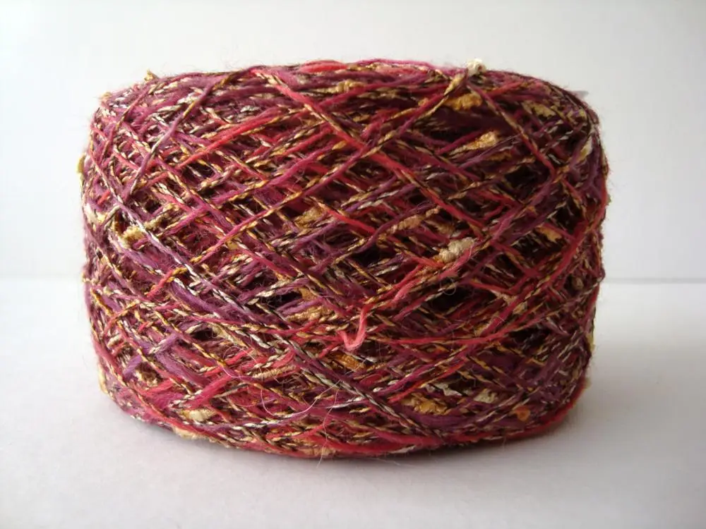 Polyester boucle yarn fancy loop yarn for knitting