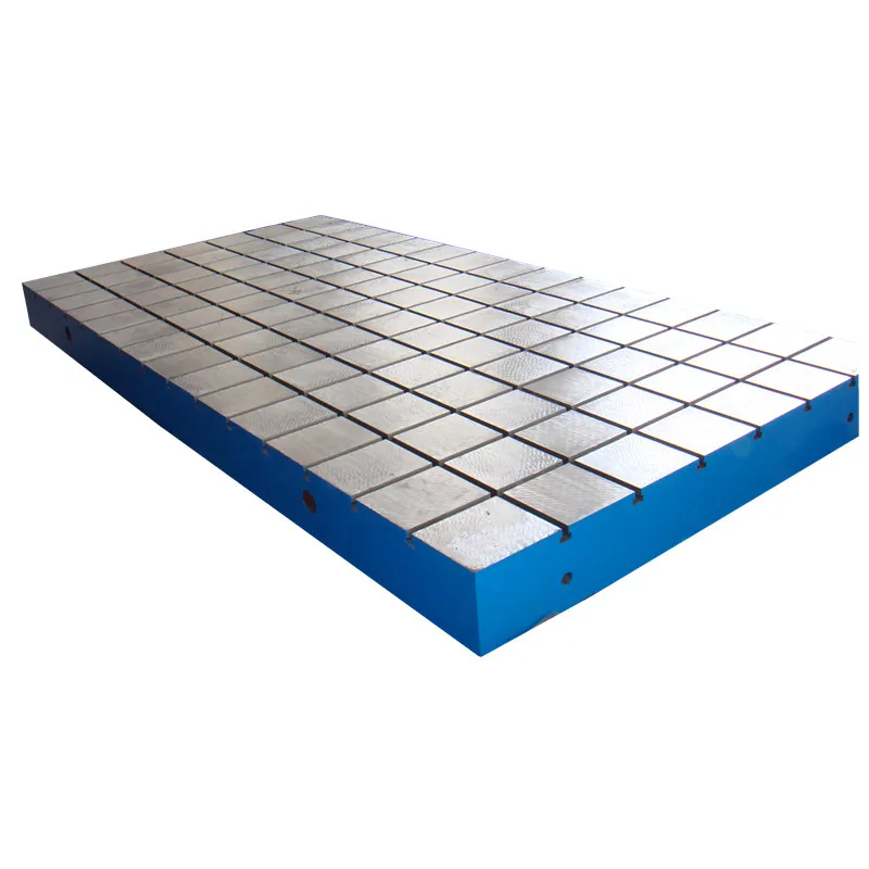 t slot cast iron surface plate machine with stand