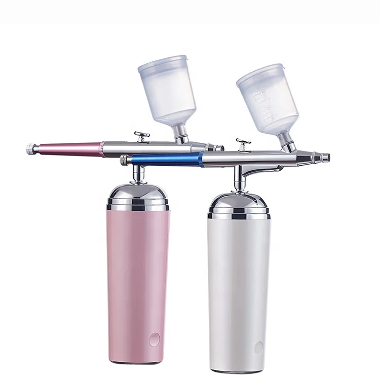 Mini Battery Airbrush Rechargeable Makeup Airbrush Kit Cordless Air Compressor Wireless Cake Airbrush