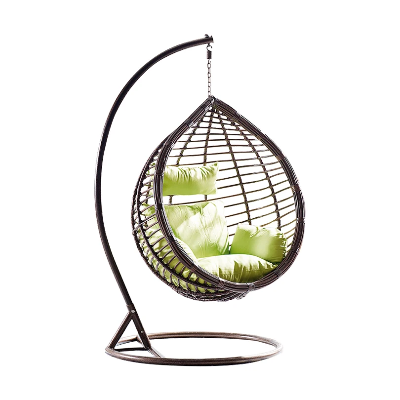outdoor furniture patio swing chair lobby wicker hanging egg chair