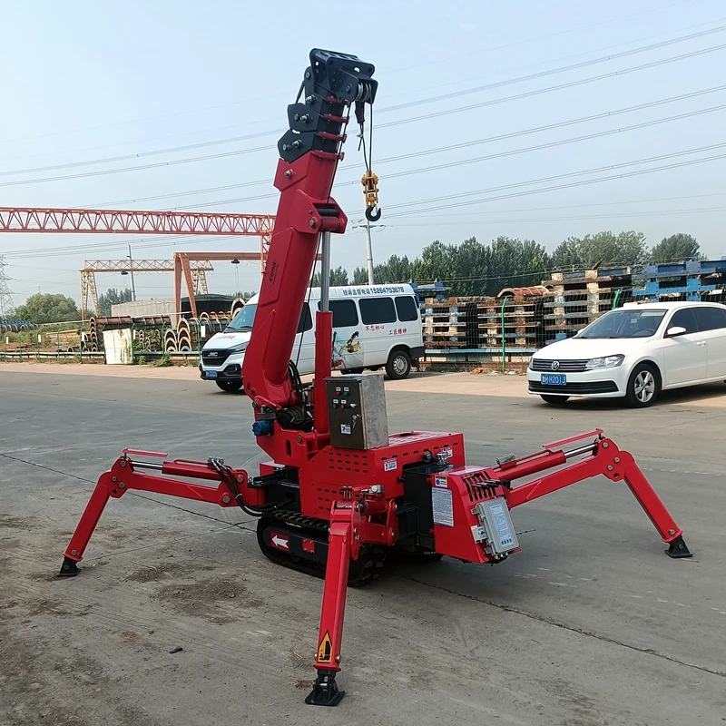 Factory supplier 1 ton 3 ton 5 ton 8 ton 12 ton spider crane telescopic forklift with CE