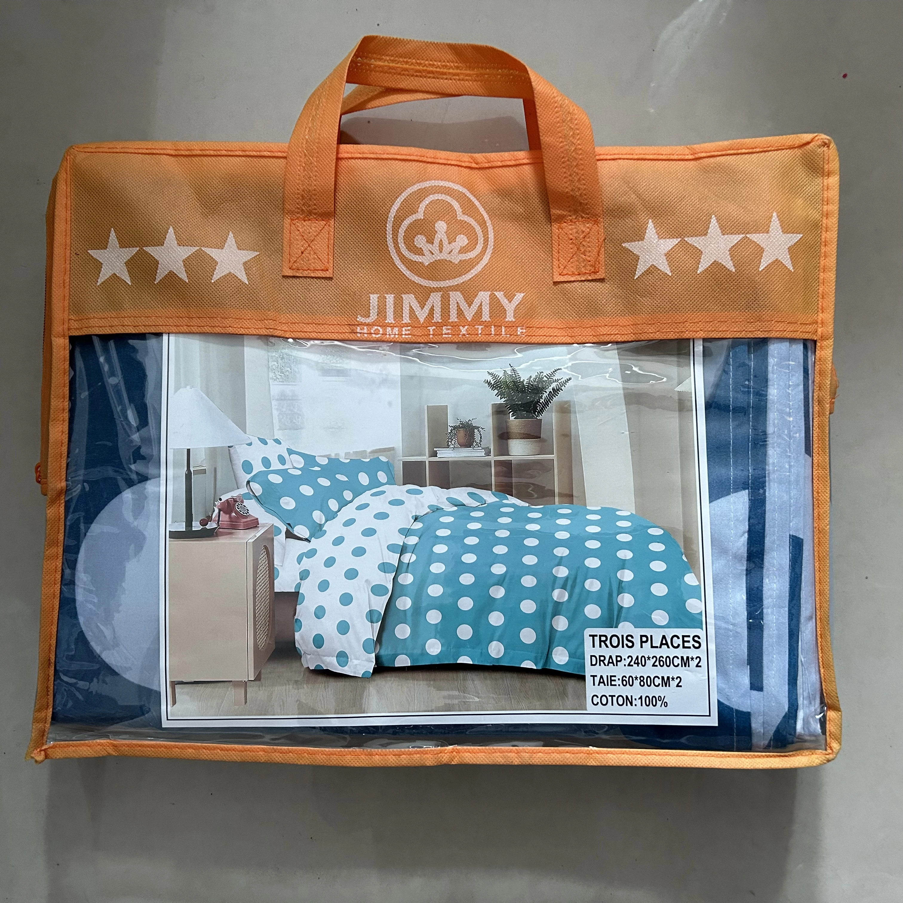 Оптовая продажа две простыни и наволочки Jimmy комплект хлопчатобумажных простыней из 100%