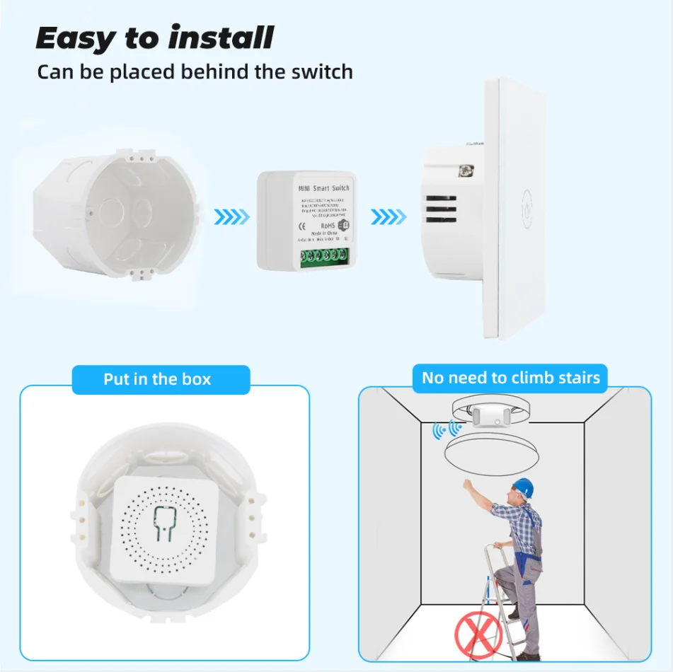 Tuya 1/2 Gang Zigbee Curtain Switch Module For Smart Home Google Home Alexa Wireless Voice Control Automation Module Breaker